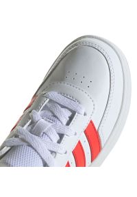 Adidas - Buty adidas Breaknet Lifestyle Court Lace Jr HP8960 białe. Okazja: na co dzień. Zapięcie: sznurówki. Kolor: biały. Materiał: materiał, syntetyk, guma. Szerokość cholewki: normalna #8