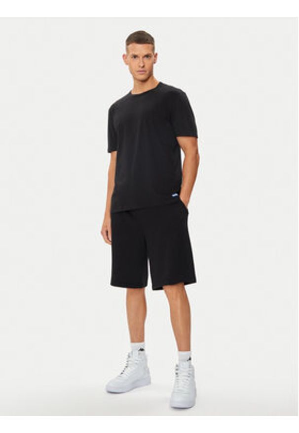 Hugo - HUGO Komplet t-shirtów Naolo 50522383 Czarny Regular Fit. Kolor: czarny. Materiał: bawełna