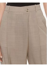 BOSS - Boss Spodnie materiałowe Tenly 50505608 Beżowy Straight Fit. Kolor: beżowy. Materiał: wełna #4