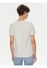 Wrangler T-Shirt 112350191 Écru Regular Fit. Materiał: bawełna
