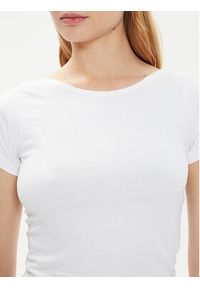 Brave Soul T-Shirt LTS-627PIXIE Biały Straight Fit. Kolor: biały. Materiał: bawełna #3