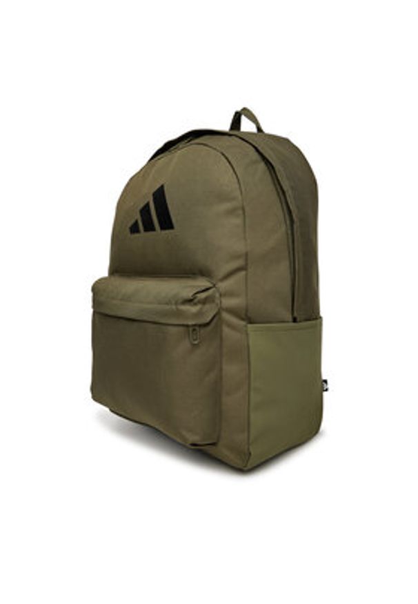 Adidas - adidas Plecak C-CLSC BARS BP IS7051 Khaki. Kolor: brązowy. Materiał: poliester