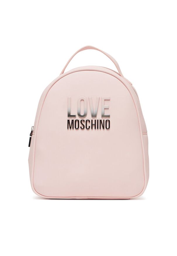 Love Moschino - LOVE MOSCHINO Plecak JC4258PP0MKD0601 Różowy. Kolor: różowy. Materiał: skóra