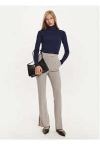 BOSS - Boss Spodnie materiałowe Tubeka4 50518860 Szary Slim Fit. Kolor: szary. Materiał: wiskoza