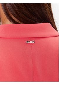 BOSS - Boss Marynarka Jocaluah 50490053 Różowy Regular Fit. Kolor: różowy. Materiał: syntetyk