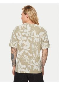 Jack & Jones - Jack&Jones T-Shirt Jjejeff 12249329 Beżowy Relaxed Fit. Kolor: beżowy. Materiał: bawełna #5