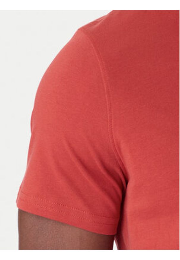 Tommy Jeans T-Shirt DM0DM04411 Czerwony Slim Fit. Kolor: czerwony. Materiał: bawełna