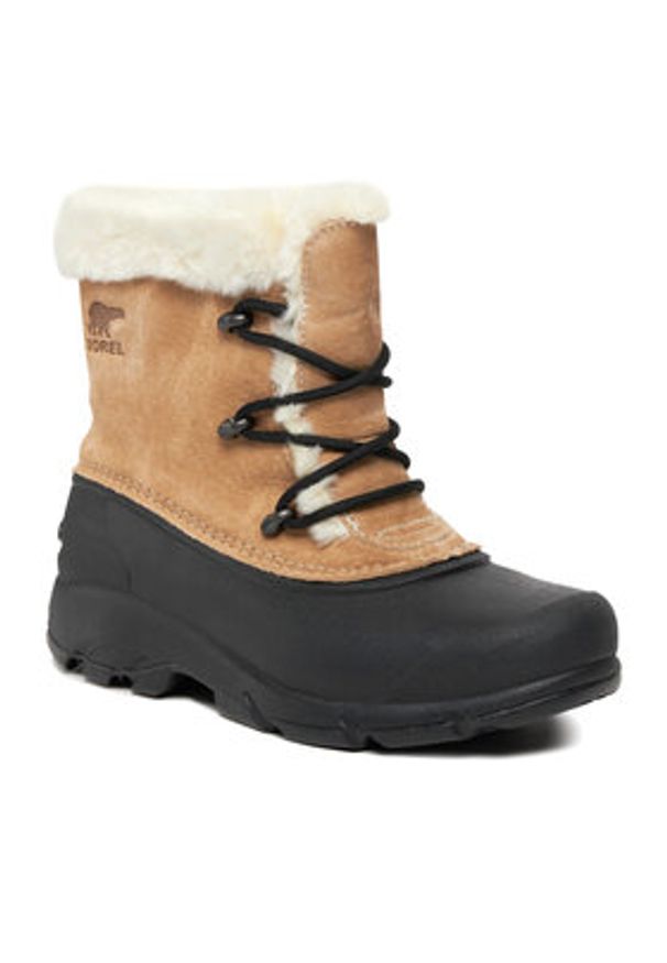 sorel - Sorel Śniegowce Snow Angel™ NL3482-234 Beżowy. Kolor: beżowy. Materiał: zamsz, skóra