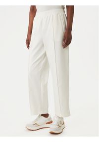 Liu Jo Sport Spodnie materiałowe TA6211 FS090 Écru Regular Fit. Kolor: kremowy. Materiał: bawełna. Styl: sportowy #1