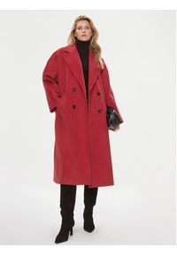 Imperial Płaszcz przejściowy KH36GID Czerwony Oversize. Kolor: czerwony. Materiał: syntetyk