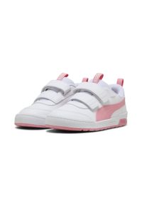 Tenisówki Puma Model Multiflex 2 Sl V Ps. Kolor: różowy, biały, wielokolorowy. Materiał: syntetyk, tkanina. Sport: turystyka piesza