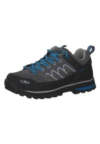 Damskie buty trekkingowe górskie ze skóry zamszowej VIBRAM CMP MOON LOW. Okazja: na co dzień. Kolor: niebieski, szary, wielokolorowy. Materiał: zamsz, skóra