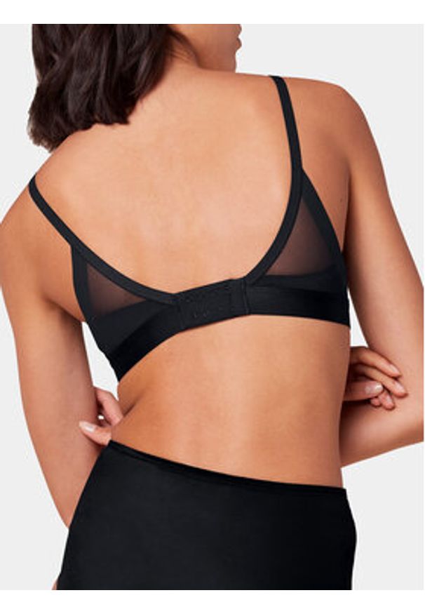 Triumph Biustonosz bezfiszbinowy Shape Smart 10217858 Czarny. Kolor: czarny. Materiał: syntetyk