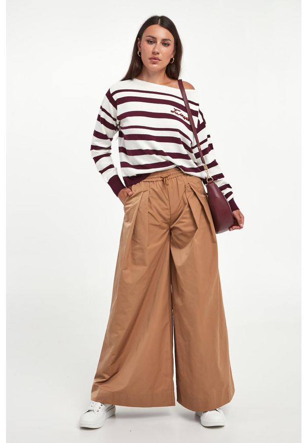 Twinset Milano - Sweter damski z kaszmirem TWINSET. Materiał: kaszmir