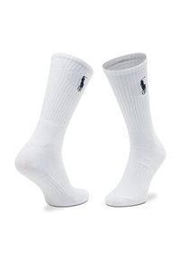 Polo Ralph Lauren Skarpety długie 449858064001 Biały. Kolor: biały. Materiał: materiał #2