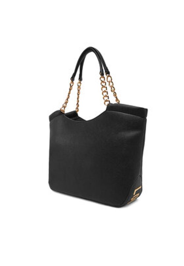 Love Moschino - LOVE MOSCHINO Torebka JC4031PP1MLT0000 Czarny. Kolor: czarny. Materiał: skórzane
