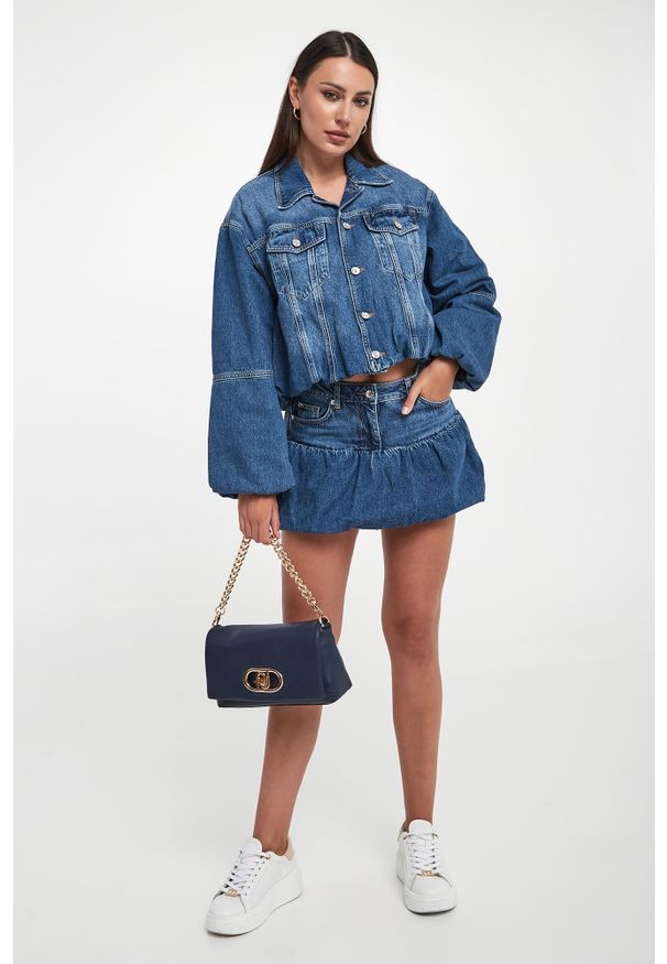 Liu Jo - Spódnica bombka jeansowa LIU JO. Materiał: jeans