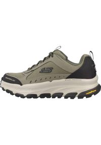 skechers - Buty do chodzenia męskie Skechers Dlux Trekker. Kolor: wielokolorowy. Materiał: syntetyk, tkanina, skóra. Sport: turystyka piesza