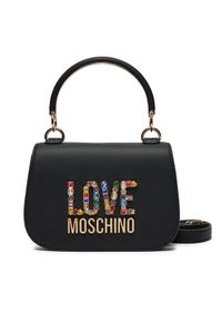 Love Moschino - LOVE MOSCHINO Torebka JC4337PP0IKJ0000 Czarny. Kolor: czarny. Materiał: skórzane