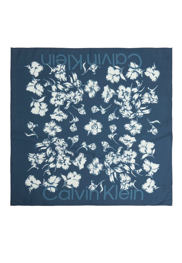 Chusta Calvin Klein. Kolor: niebieski