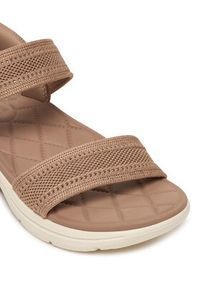 skechers - Skechers Sandały Slip-Ins: Arch Fit 2.0 Sandal - Kennedy 140844/TAN Beżowy. Kolor: beżowy. Materiał: materiał #4