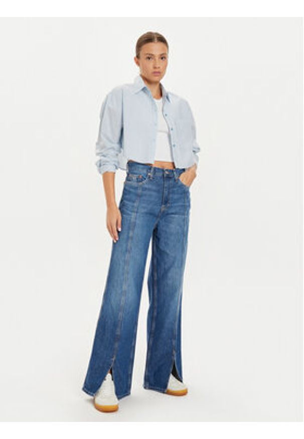 Tommy Jeans Jeansy Claire DW0DW19609 Niebieski Wide Leg. Kolor: niebieski