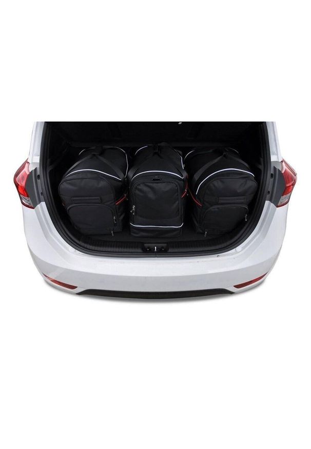 KJUST - Torby Do Bagażnika Hyundai Ix20 2010-2020 3Szt Kjust. Kolor: czarny. Styl: sportowy