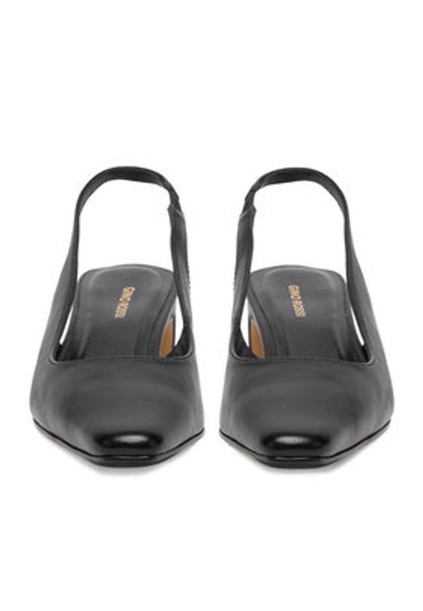 Gino Rossi - GINO ROSSI Czółenka EO-GL69-280 Czarny. Kolor: czarny. Materiał: skóra