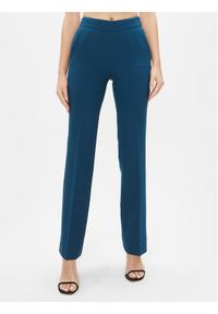 Spodnie materiałowe Marciano Guess. Kolor: niebieski. Materiał: materiał