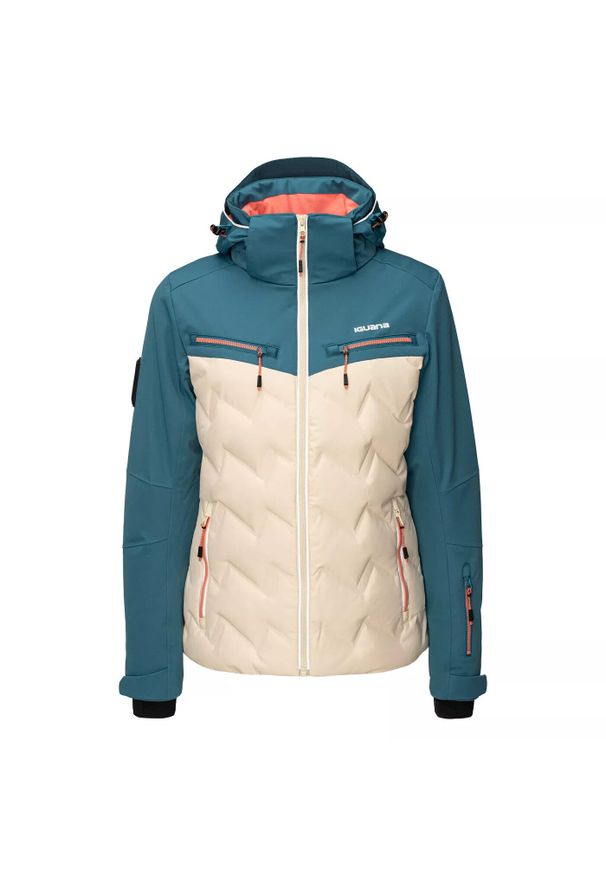 Damska kurtka narciarska Iguana Ambla. Kolor: niebieski. Sezon: zima. Sport: narciarstwo