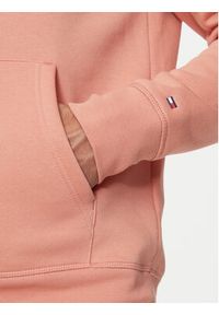 TOMMY HILFIGER - Tommy Hilfiger Bluza Logo MW0MW11599 Pomarańczowy Regular Fit. Kolor: pomarańczowy. Materiał: bawełna #4