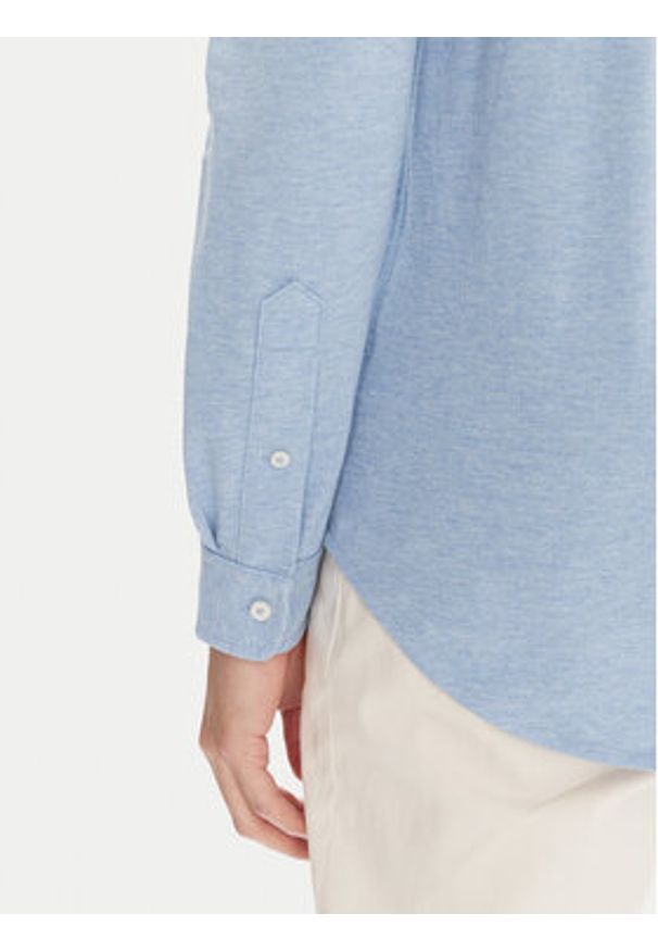 Polo Ralph Lauren Koszula 710654408025 Niebieski Regular Fit. Typ kołnierza: polo. Kolor: niebieski. Materiał: bawełna