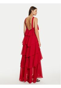 Vero Moda Sukienka wieczorowa Felicia 10295237 Czerwony Slim Fit. Kolor: czerwony. Materiał: syntetyk. Styl: wizytowy