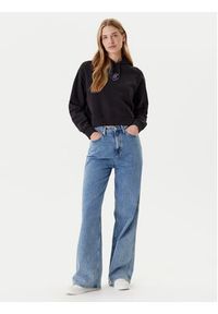 Tommy Jeans Bluza Heart DW0DW21408 Czarny Relaxed Fit. Kolor: czarny. Materiał: bawełna #4