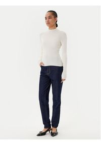 Guess Golf W5BR15 Z3OW2 Écru Slim Fit. Typ kołnierza: golf. Materiał: syntetyk #3