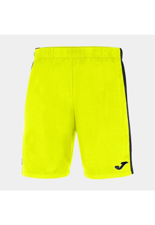 Spodenki do piłki nożnej męskie Joma Maxi. Kolor: czarny, zielony, żółty, wielokolorowy. Materiał: poliester. Sport: piłka nożna
