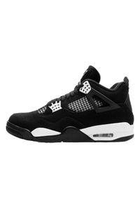 Buty do chodzenia dla dorosłych Air Jordan 4 Retro White Thunder. Kolor: czarny. Sport: turystyka piesza #1