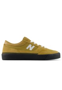 Buty męskie New Balance Numeric UN417CWB – brązowe. Kolor: brązowy. Materiał: materiał, zamsz, syntetyk, dresówka, guma. Szerokość cholewki: normalna. Wzór: nadruk #1