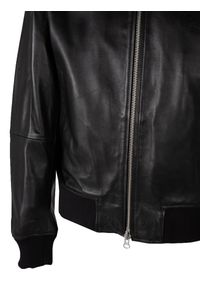 Iceberg Kurtka "Leather Jacket" | ZO206802 | Mężczyzna | Czarny. Kolor: czarny. Materiał: skóra. Styl: elegancki