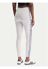 Adidas - adidas Legginsy Seasonal Essentials Leopard Print KC3883 Fioletowy Slim Fit. Kolor: fioletowy. Materiał: bawełna. Wzór: nadruk #8