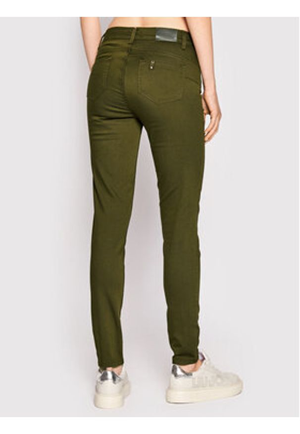 Liu Jo Spodnie materiałowe WF2362 T7144 Zielony Skinny Fit. Kolor: zielony. Materiał: syntetyk, materiał