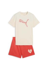 Puma Flaming Love Koszulka I Spodenki Komplet G Dzieci. Kolor: biały #1