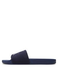 Calvin Klein Jeans Klapki Slide Monogram Co YM0YM00061 Granatowy. Kolor: niebieski. Materiał: materiał