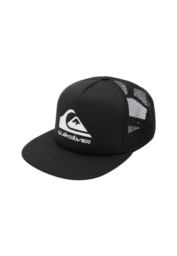 Quiksilver - Czapka Trucker dla Chłopcy FOAMSLAYER Czarny. Kolor: brązowy, zielony, wielokolorowy. Materiał: poliester. Wzór: nadruk
