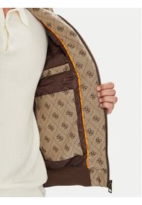 Guess Kurtka bomber M5YL04 WGUE0 Brązowy Regular Fit. Kolor: brązowy. Materiał: syntetyk #3