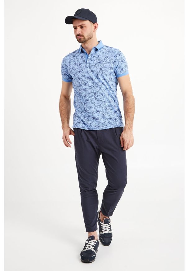 Koszulka polo Joop! Collection sportowa, z nadrukiem, polo