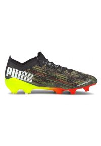 Buty piłkarskie Puma Ultra 1.2 Fg Ag M 106299 02 czarne wielokolorowe. Kolor: wielokolorowy. Sport: piłka nożna