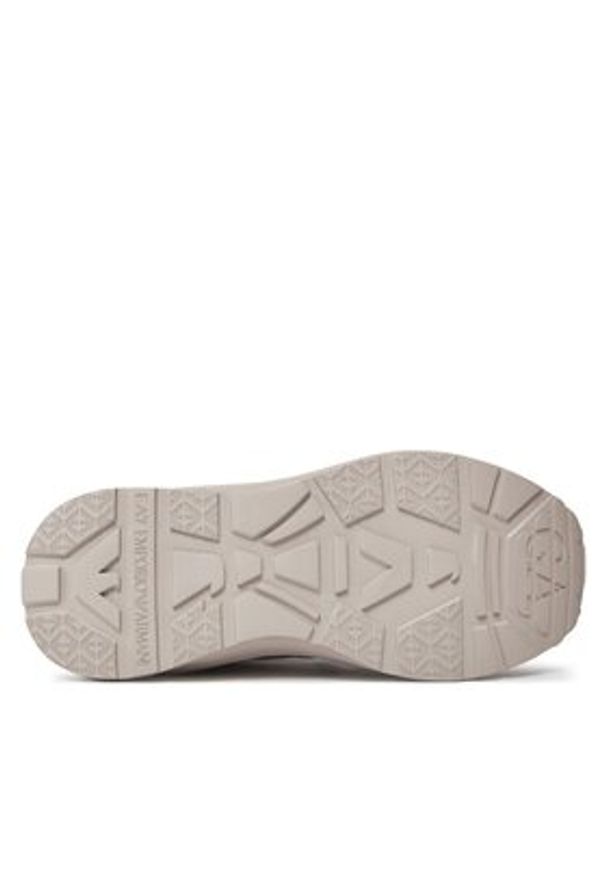 EA7 Emporio Armani Śniegowce X8M002 XK230 S912 Srebrny. Kolor: srebrny. Materiał: skóra