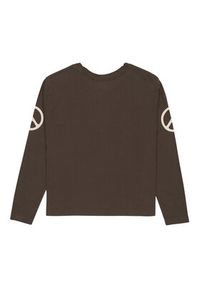 Quiksilver Bluzka Standard EQWZT03200 Brązowy Regular Fit. Kolor: brązowy. Materiał: bawełna #8