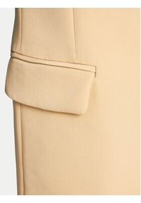 DKNY Marynarka UB4JX084 Beżowy Regular Fit. Kolor: beżowy. Materiał: syntetyk #3
